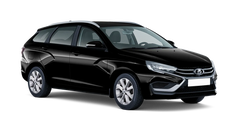 Lada Vesta SW Черный "Пантера"