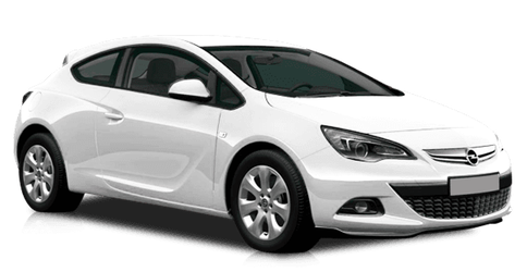Opel Astra GTC Белый